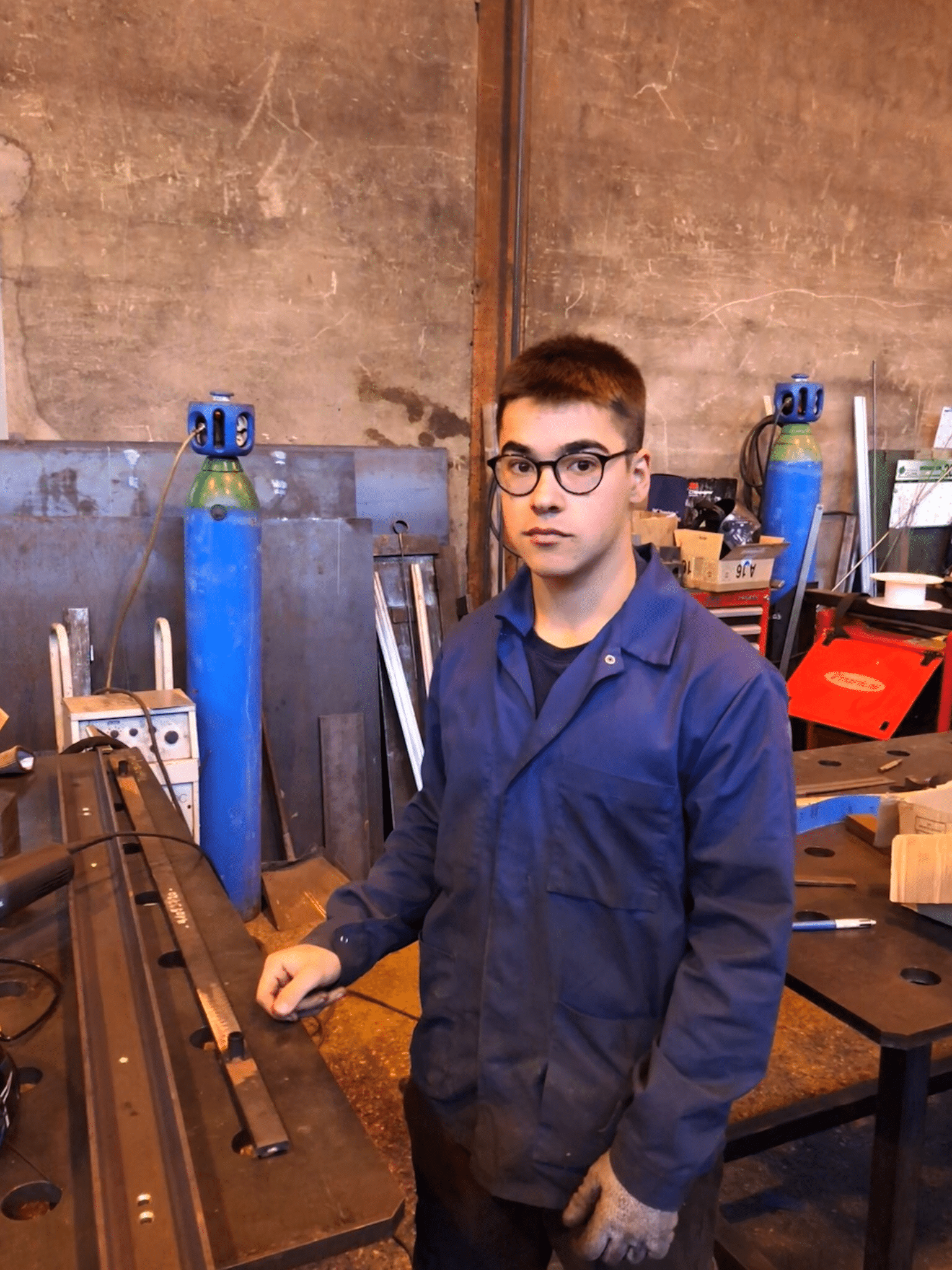 Jean, en alternance chez 4J Chaudronnerie